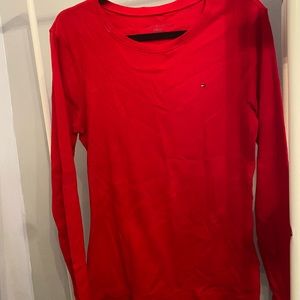 Red long sleeve shirt from Tommy Hilfiger